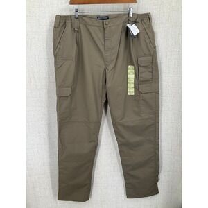 5.11 Tactical Taclite Pro‎ Pants Mens 42x36 Brown Ripstop Cargo NEW